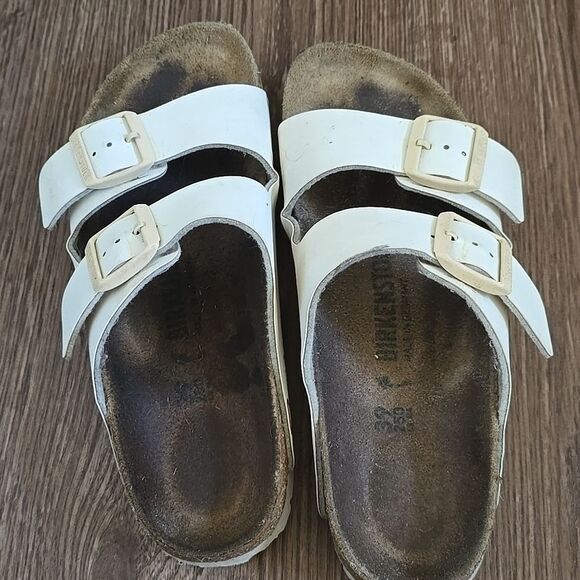 Birkenstock Arizona White Sandals Size 39 | - Picture 2 of 9